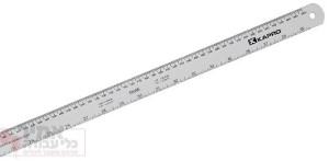 סרגל אלומיניום במגוון אורכים לבחירה 20 - 120 ס"מ KAPRO