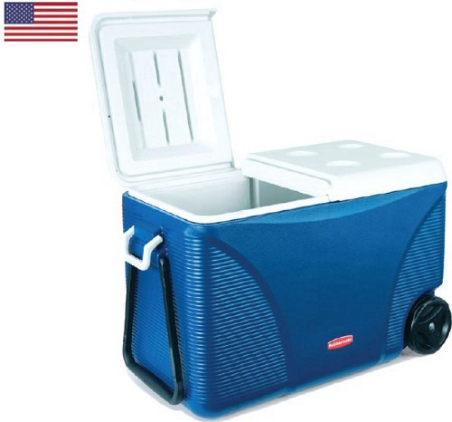 צידנית קשיחה עם גלגלים 71 ליטר RUBBERMAID ארה