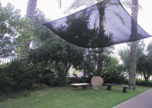 רשת צל 4*5 תפור עם טבעות