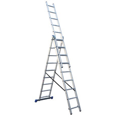 סולם אלומיניום ג KRAUSS 3X8
