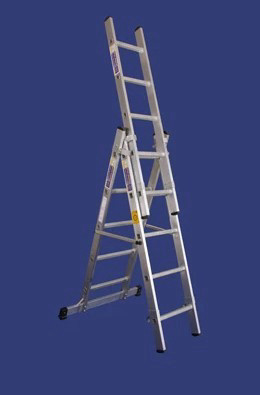 סולם אלומיניום ג 3X15 סולמות חגית