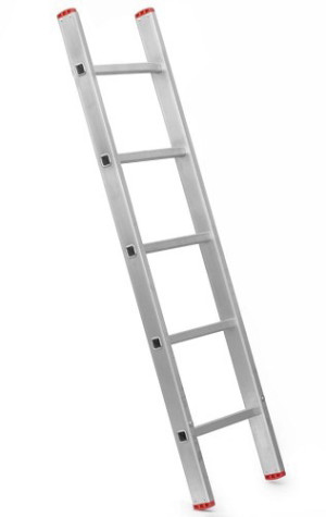 סולם אלומיניום נשען 10 שלבים