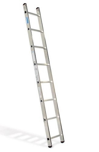 סולם אלומיניום נשען 15 שלבים סולמות חגית