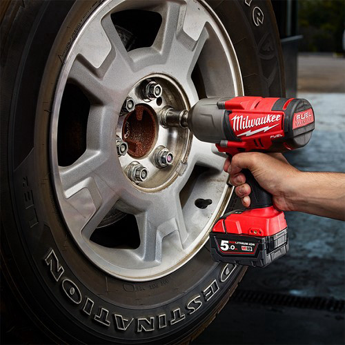מפתח אימפקט 1/2 FUEL 18V לעומס גבוה נטענת כולל 2 סוללות 5A
