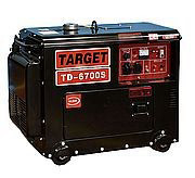 דיזל גנרטור 5000w מושתק מבית TARGET דגם TD-6700S