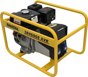 גנרטור בנזין נייד חד פאזי עם מייצב מתח 4600W (התנעה חשמלית כולל מצבר)