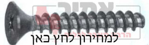 בורג PT לפלסטיק , קצה קטום ראש שטוח פיליפס
