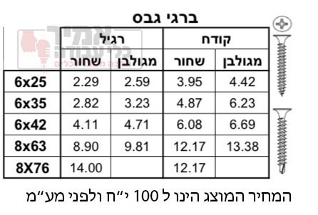 בורג גבס