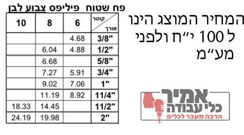 בורג פח פח ראש שטוח פיליפס צבוע לבן