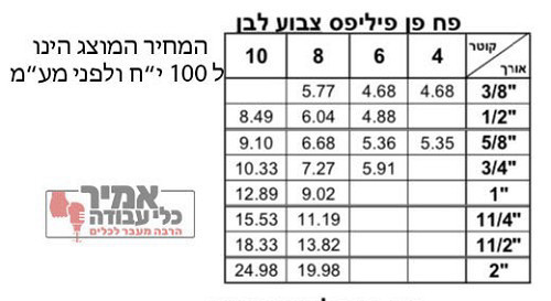 בורג פח פן ראש עגול פיליפס צבוע לבן