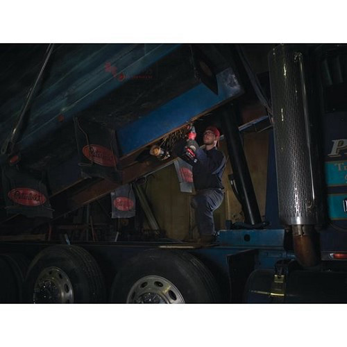 משחזת זווית 4.5 נטענת RAPID STOP FUEL 18V - גוף בלבד