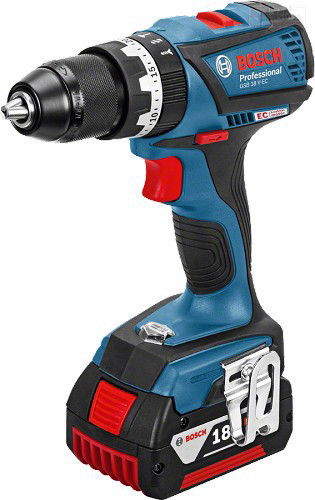 מברגה/מקדחה 31/60NM 18V כולל שתי סוללות BOSCH 5.0AH