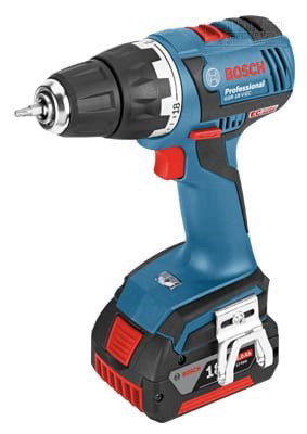 מברגה/מקדחה 18V 31/60NM כולל שתי סוללות BOSCH 4.0Ah