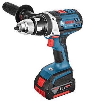 מברגה/מקדחה נטענת 80NM בעלת ידית אחיזה כולל שתי סוללות ליתיום 18V 3.0AH בתוך מזוודה BOSCH LBOXX