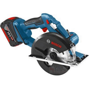 מסור עגול נטען למתכת BOSCH 18V