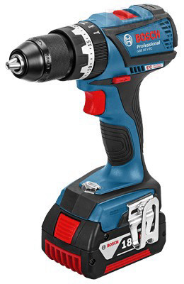 מקדחה/מברגה רוטטת 60NM 18V כולל שתי סוללות BOSCH 4.0Ah