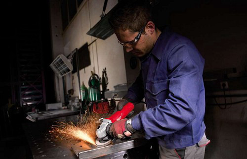 משחזת זוית 5 1200W מפסק תחתון