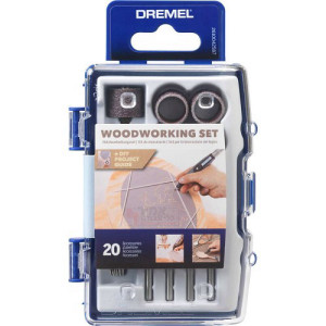 סט אביזרים לעץ 20 חלקים לדרמל Dremel 681