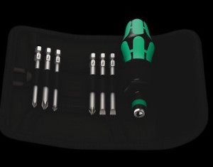 סט ביטים + ידית Wera Kraftform Kompakt 40