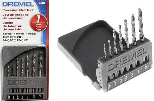 סט 7 מקדחים 628 דרמל תוצרת Dremel