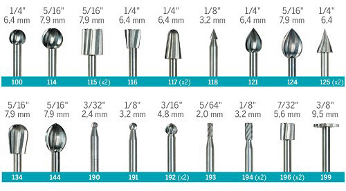 אביזר 2 יח כרסם מהיר 199 קוטר 9.5 ממ דרמל תוצרת Dremel
