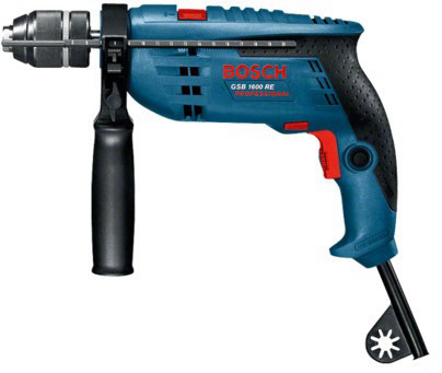 מקדחה רוטטת אלקטרונית 600W כולל מזוודה BOSCH