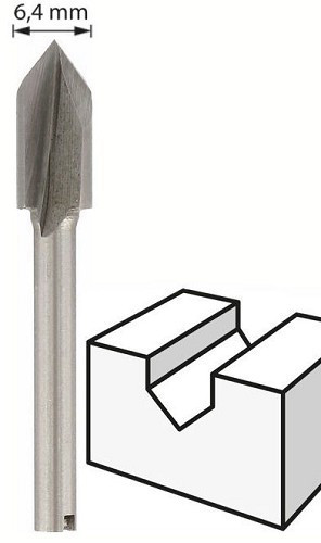 אביזר כרסם לרוטר 640 קוטר 6.4 ממ דרמל תוצרת Dremel