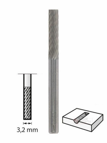 אביזר כרסם וידיה 9901 קוטר 3.2 ממ דרמל תוצרת Dremel