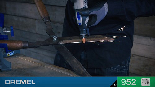 אביזר 3 יח אבן השחזה אלומיניום אוקסיד 952 קוטר 9.5 ממ דרמל תוצרת Dremel