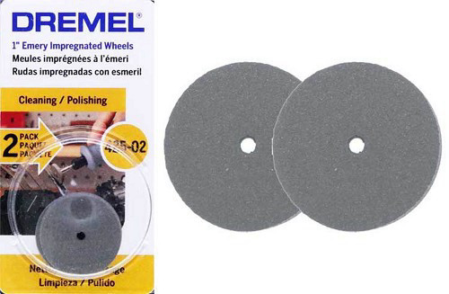 אביזר 4 יח גלגל הברקה 425 קוטר 22.5 ממ דרמל תוצרת Dremel