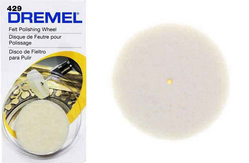 אביזר 3 יח גלגל הברקה 429 קוטר 26 ממ דרמל תוצרת Dremel