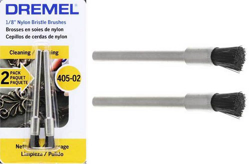 אביזר 3 יח מברשת ניילון 405 קוטר 3.2 ממ דרמל תוצרת Dremel
