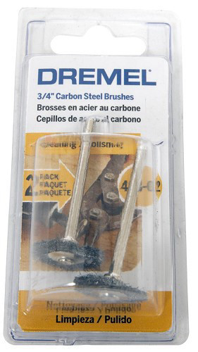 אביזר 2 יח מברשת פלדה 428 קוטר 19 ממ דרמל תוצרת Dremel