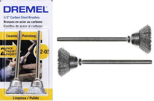 אביזר 2 יח מברשת פלדה 442 קוטר 13 ממ דרמל תוצרת Dremel