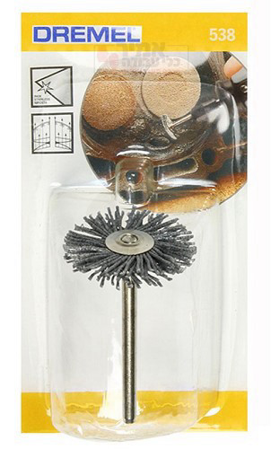 אביזר מברשת פלדה 538 קוטר 26 ממ דרמל תוצרת Dremel