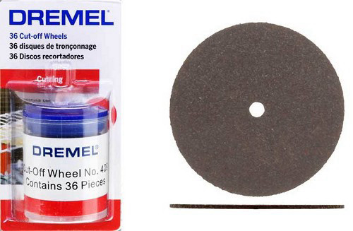 אביזר 36 יח דיסקית חיתוך 409 קוטר 24 ממ דרמל תוצרת Dremel