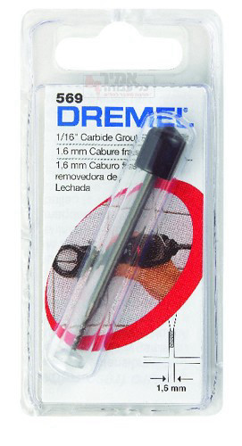 tביזר כרסם להסרת רובה 569 קוטר 1.6 ממ דרמל תוצרת Dremel