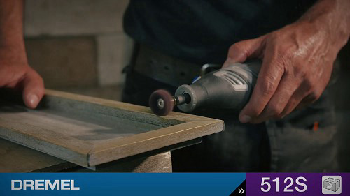 אביזר 2 יח צמר ליטוש ספיד קליק 512 קוטר 25 ממ דרמל תוצרת Dremel