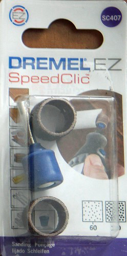 אביזר ציר ליטוש ספיד קליק + 2 טבעות ליטוש 407 קוטר 13 ממ דרמל תוצרת Dremel