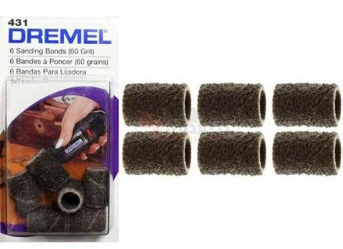 אביזר 6 יח טבעת ליטוש 431 קוטר 6.4 ממ דרמל תוצרת Dremel