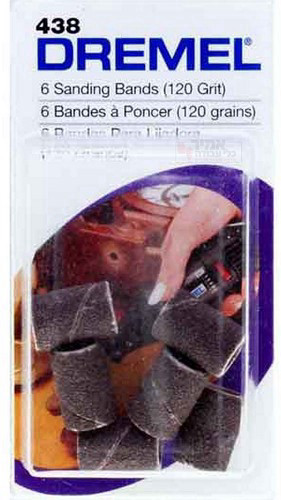 אביזר 6 יח טבעת ליטוש 438 קוטר 6.4 ממ דרמל תוצרת Dremel