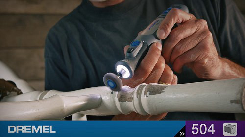 אביזר גלגל ליטוש 504 קוטר 28.6 ממ דרמל תוצרת Dremel