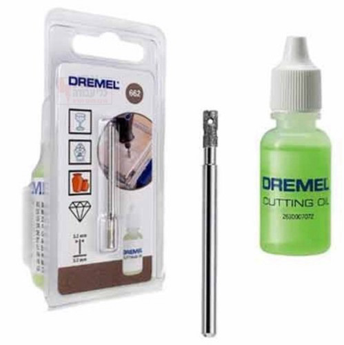 אביזר מקדח יהלום לזכוכית 662 קוטר 3.2 ממ דרמל תוצרת Dremel