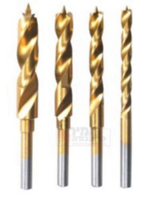 סט 4 מקדחים לעץ 636 דרמל תוצרת Dremel