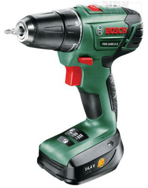 מברגה/ מקדחה ביתית 14.4V כולל סוללה 1.5AH ומזוודה BOSCH