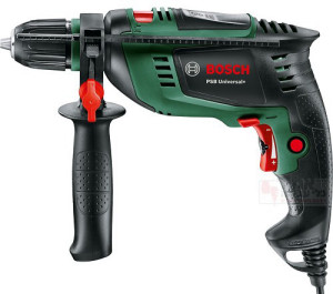 מברגה/מקדחה רוטטת ביתית חשמלית 800W כולל כבל 2.5 מטר ומזוודה BOSCH