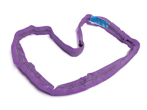 רצועת הרמה סגורה סגולה 1 טון אורך 1.5/3 מטר