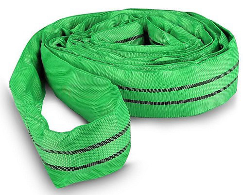 רצועת הרמה סגורה ירוקה 2 טון אורך 6/12 מטר