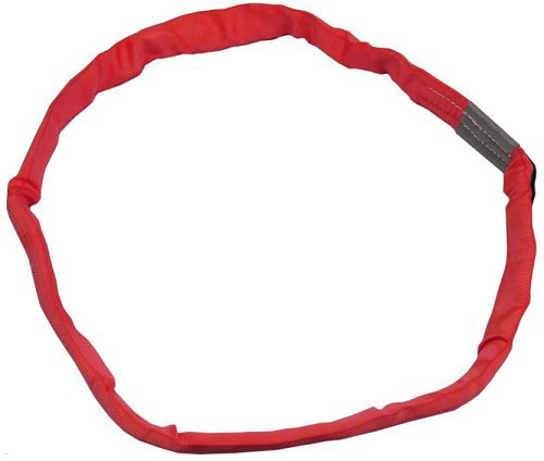 רצועת הרמה סגורה אדומה 5 טון אורך 5/10 מטר