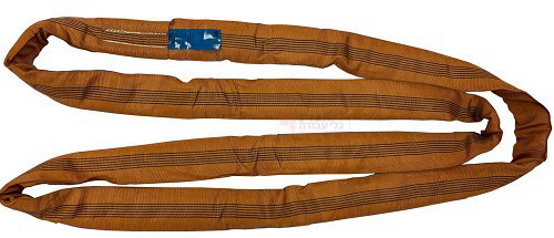 רצועת הרמה סגורה חומה 6 טון אורך 2/4 מטר